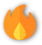 Yellow-Red fire emoji